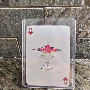 Louis Vuitton x Takashi Murakami Queen of Clubs Playing Card